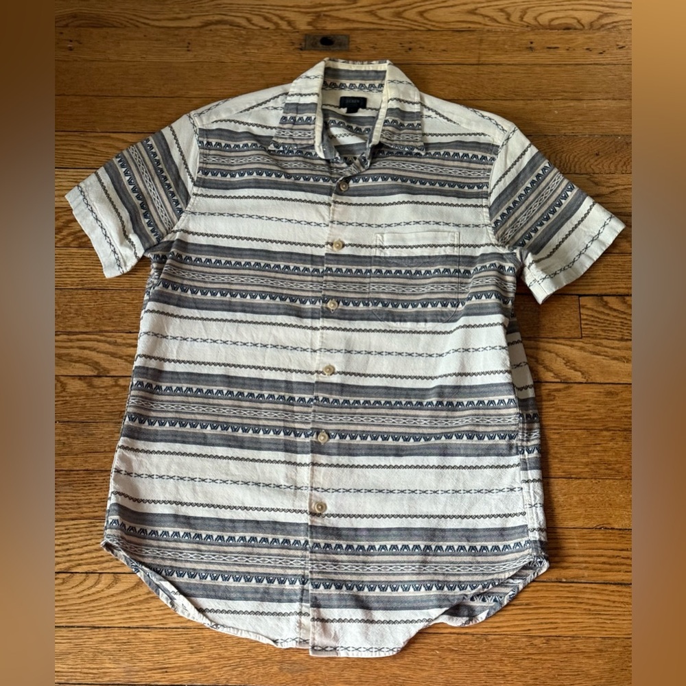 J Crew Button Down Polo - Size Small
